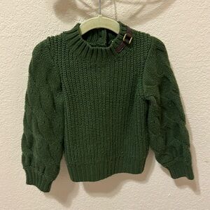 Janie and jack green sweater